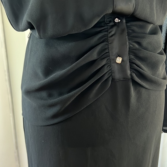 Vintage Parigi black dress. 8 - Picture 6 of 14